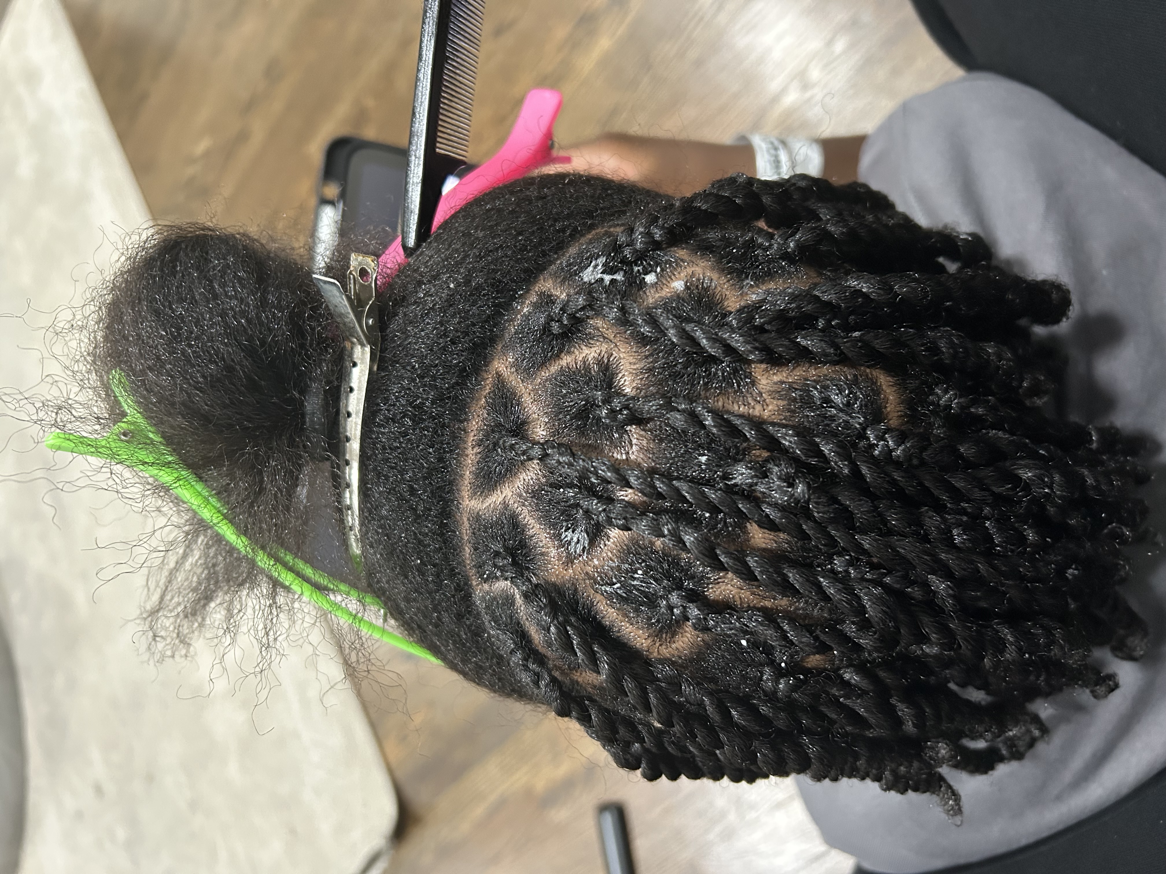 Natural hair moment
