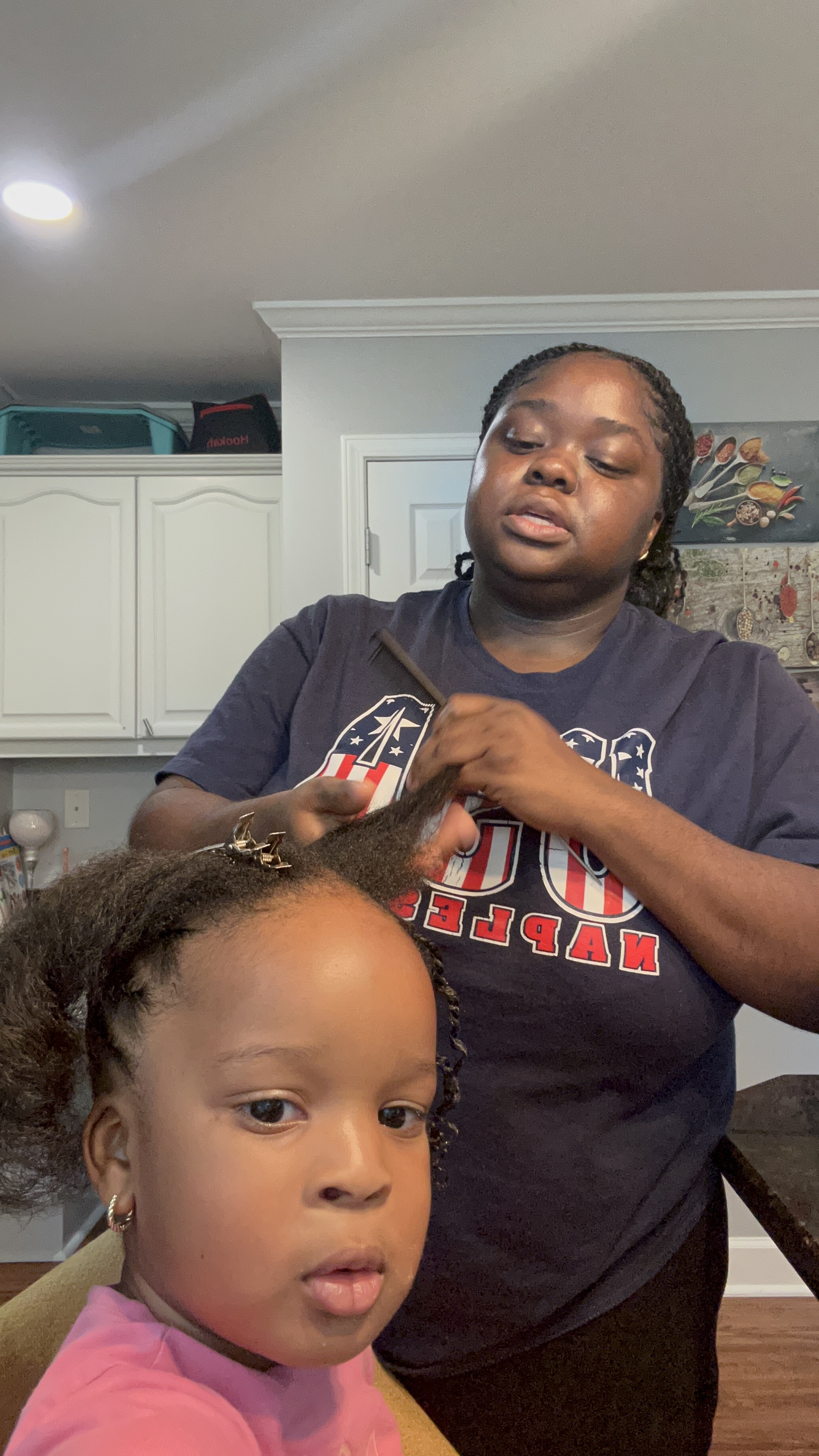Natural hair moment